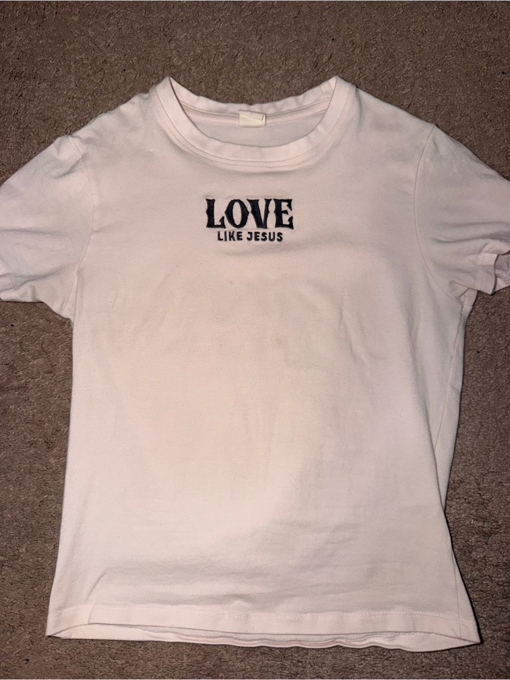 Pink "Love Like Jesus" Short Sleeve Tee